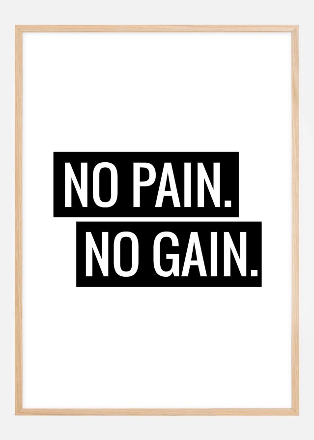 No Pain No Gain Juliste