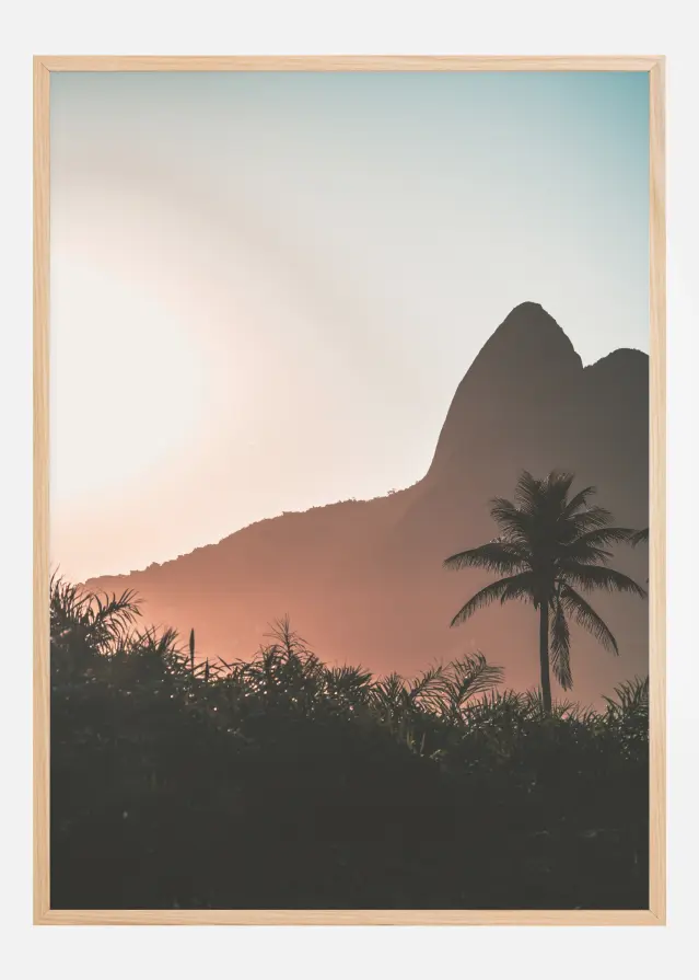 Mountain Sunset Juliste