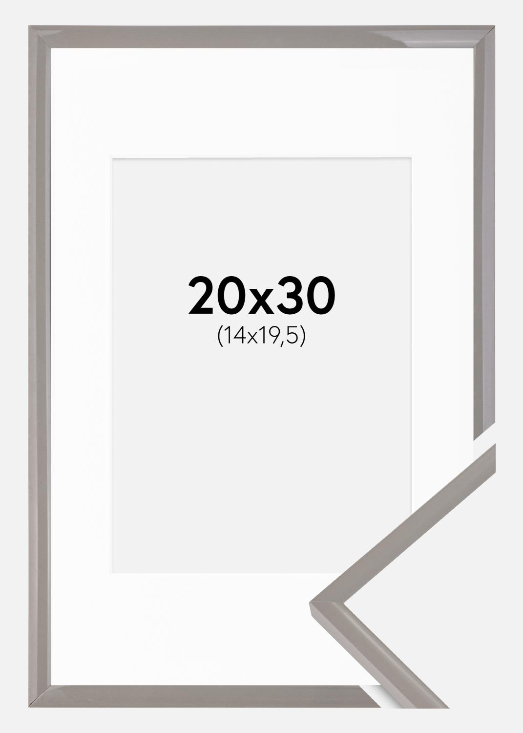Product Image for Kehys New Lifestyle Earth Grey 20x30 cm - Passepartout Valkoinen 15x21 cm (A5)