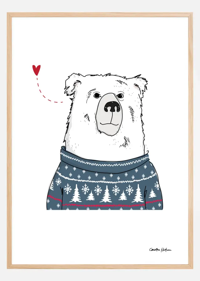 Winter Bear Juliste