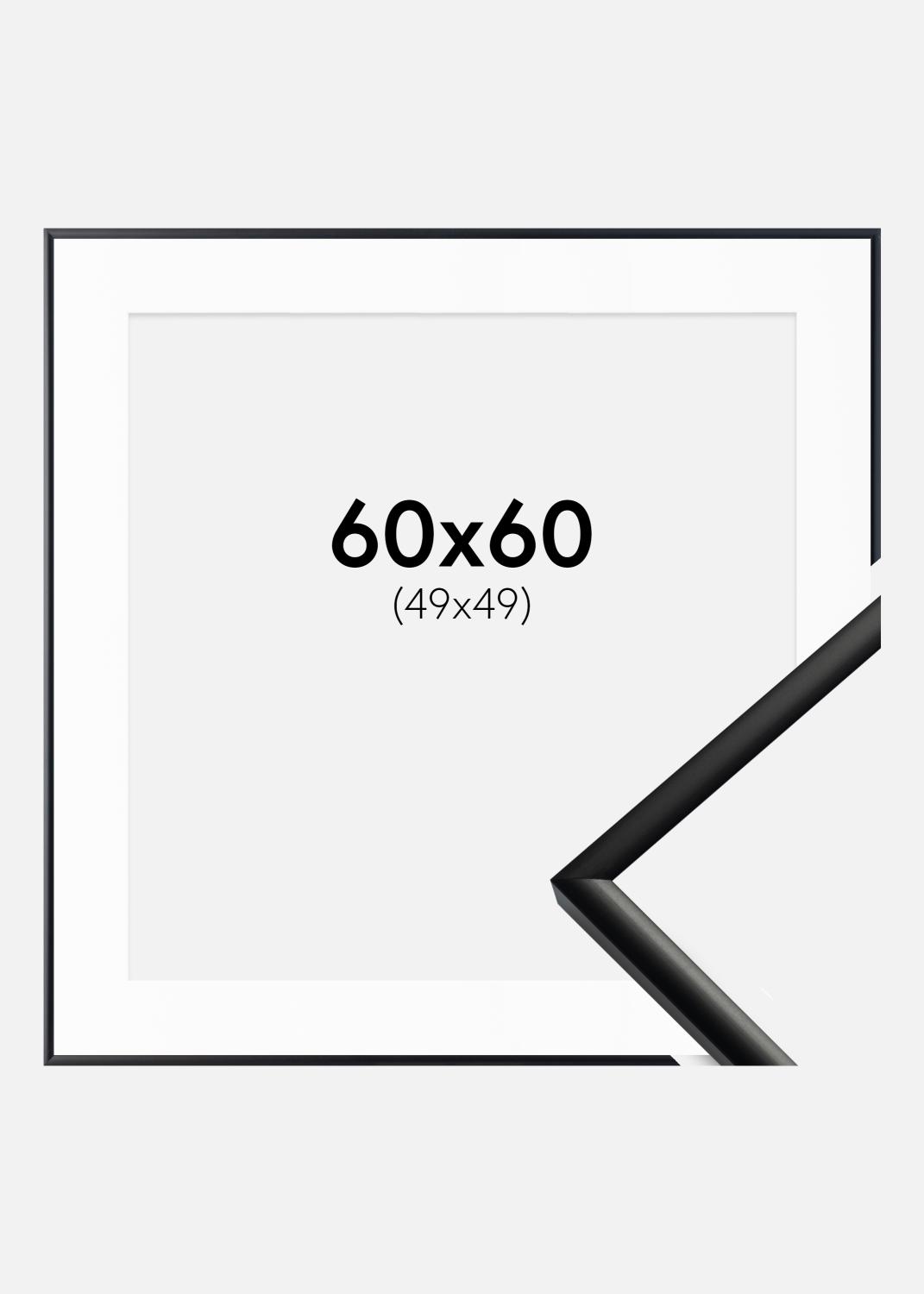 Product Image for Kehys New Lifestyle Matta Musta 60x60 cm - Passepartout Valkoinen 50x50 cm