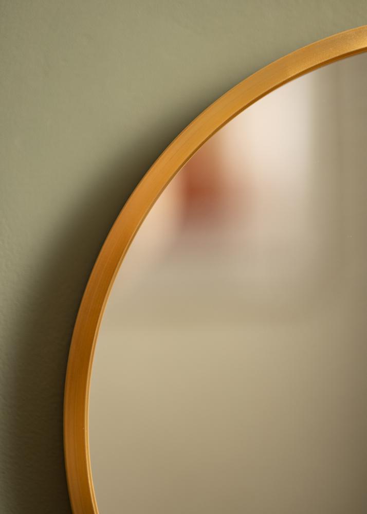 KAILA Round Mirror - Edge Gold 30 cm Ø