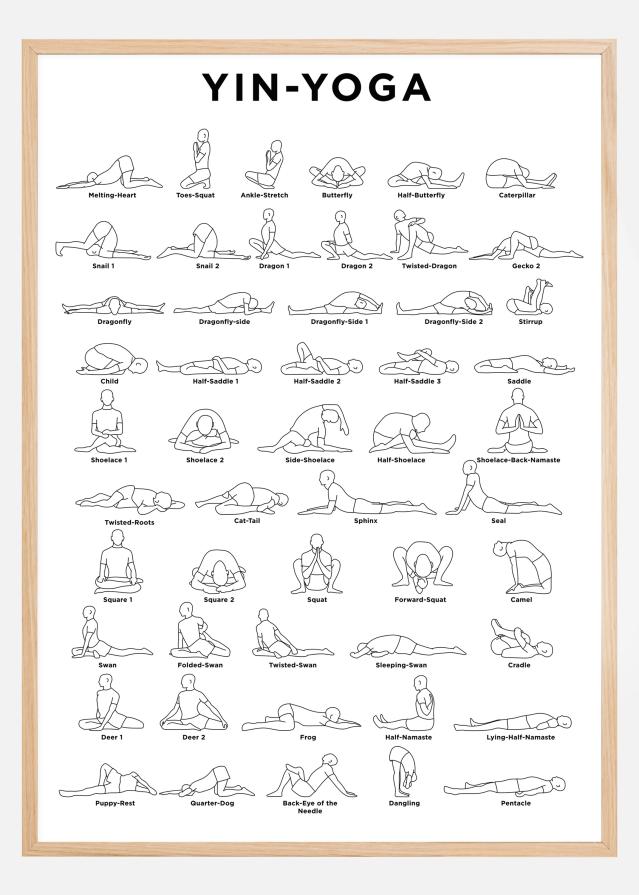 Yoga - White Juliste