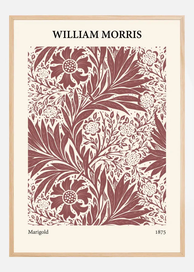 William Morris - Marigold 9 Juliste