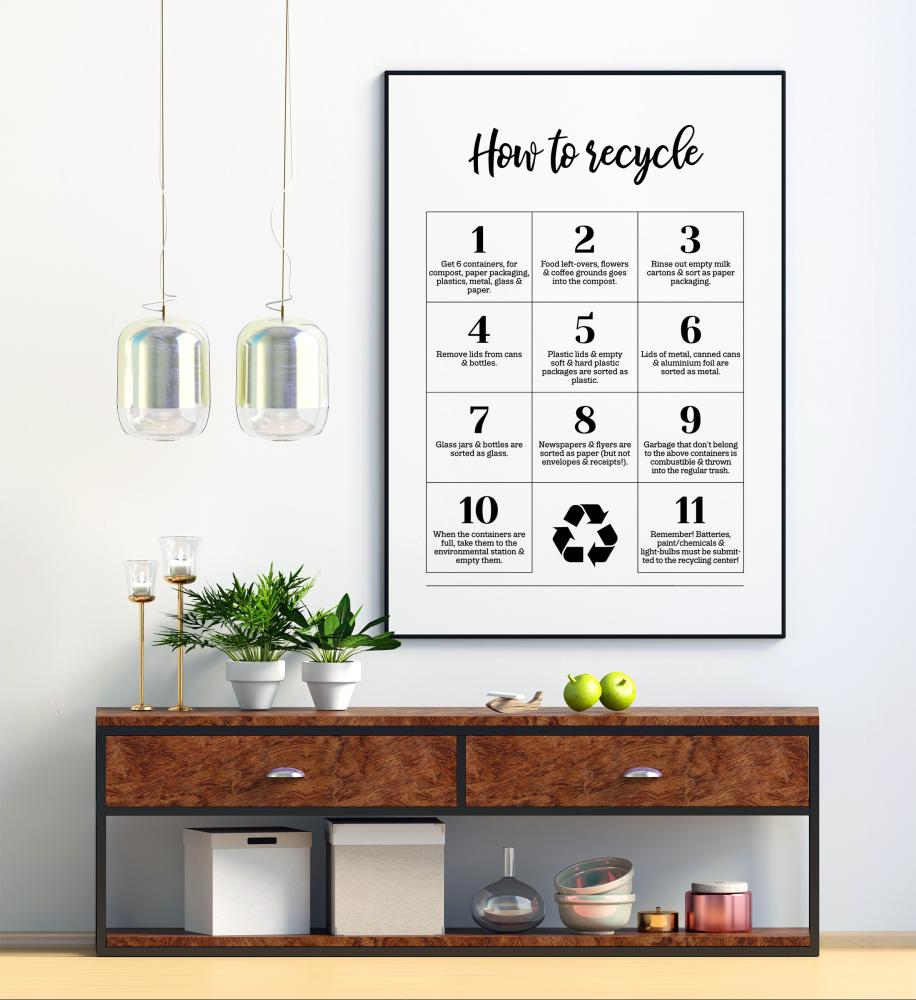 How To Recycle - White Juliste