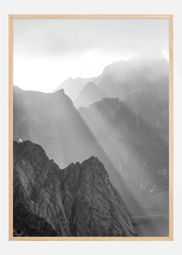 Shadow On Mountains Juliste