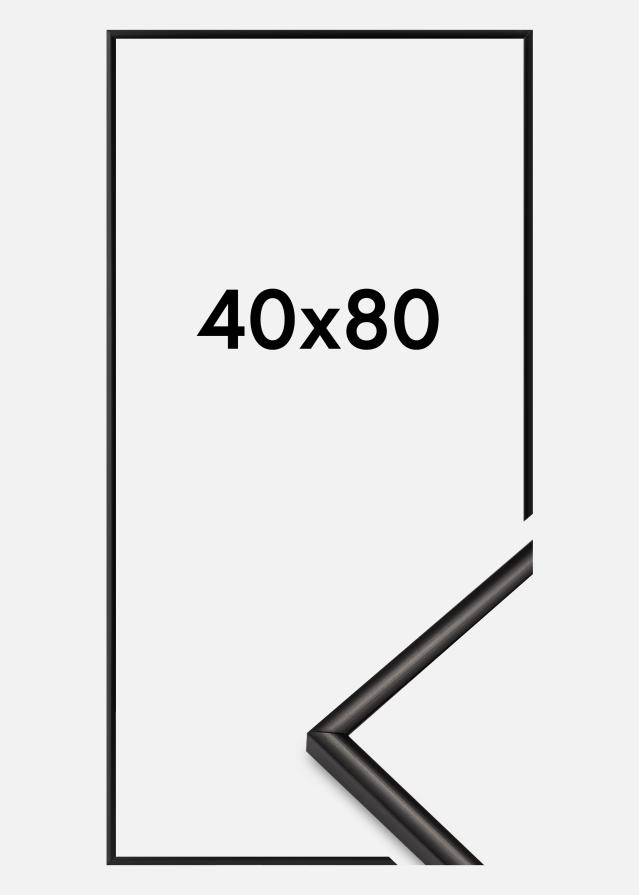 Kehys Scandi Akryylilasi Matt Musta 40x80 cm