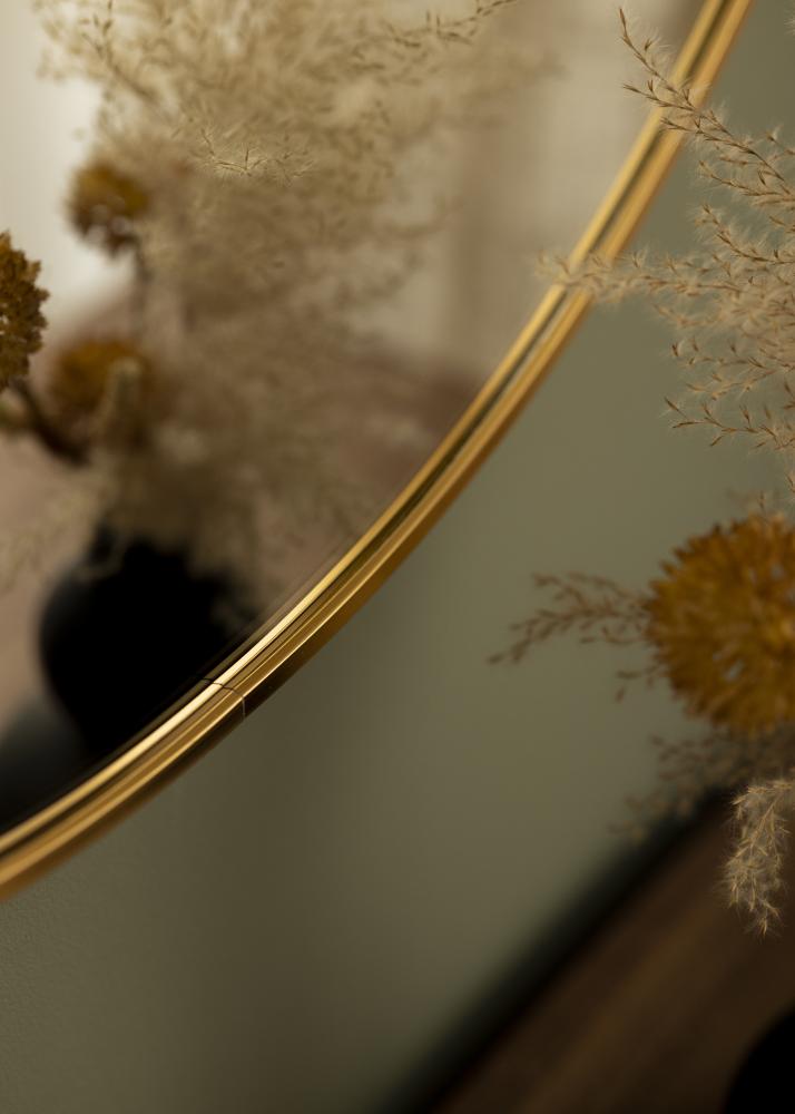 KAILA Round Mirror - Edge Gold 70 cm Ø