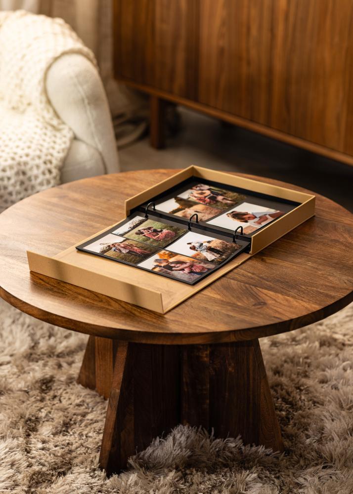 KAILA HI LITTLE ONE Manilla - Coffee Table Photo Album (60 Mustaa sivua)