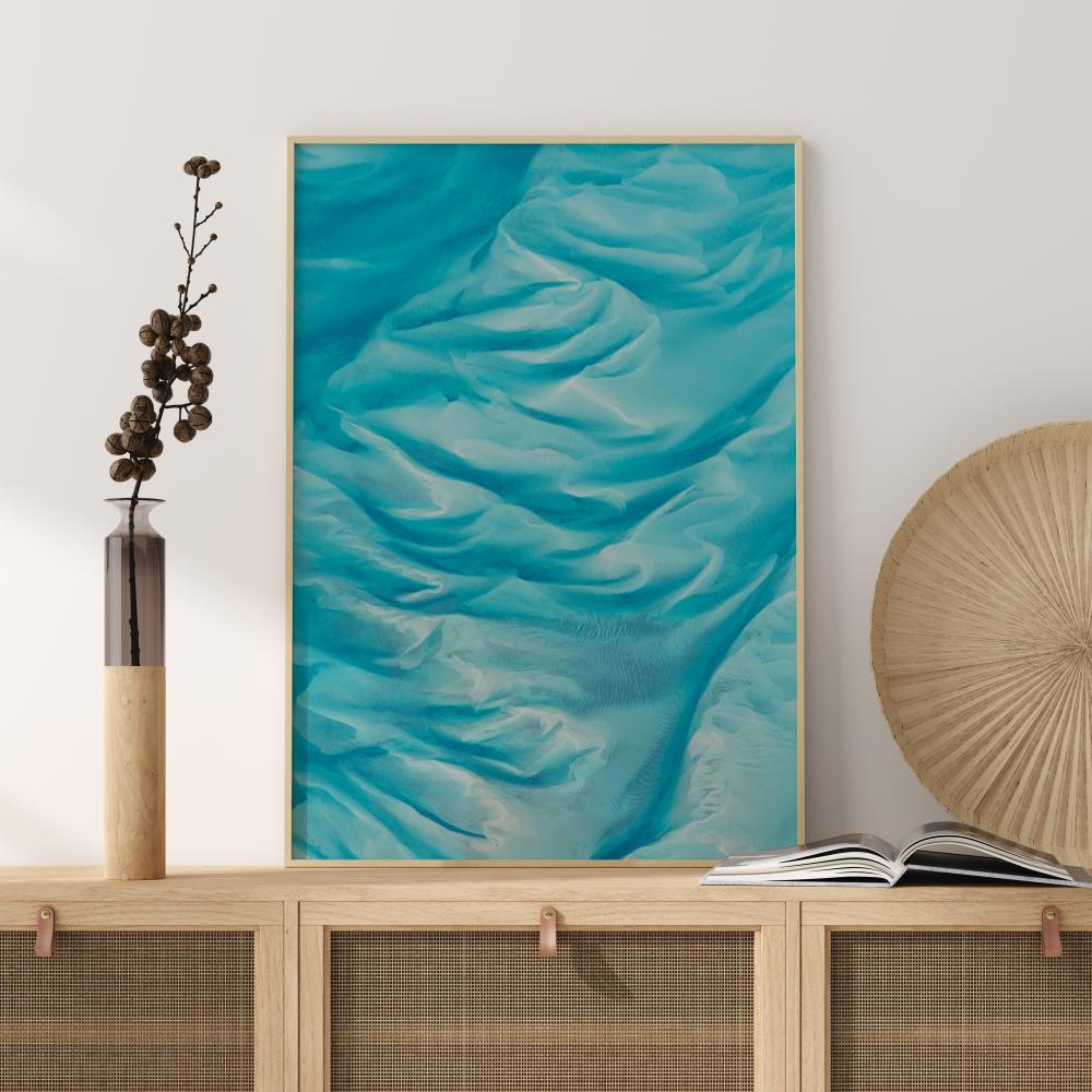 Blue Wave Art Juliste