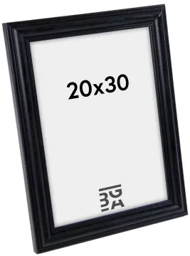 Kehys Tango Wood Musta - 20x30 cm